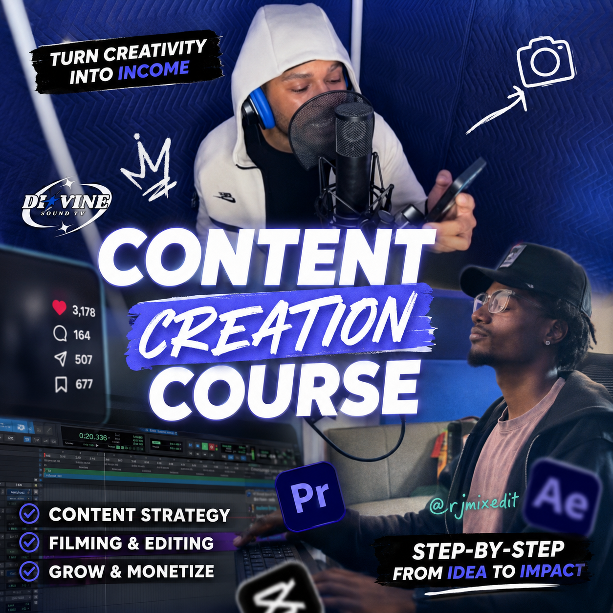 Content Creation Course by RJMixedIt